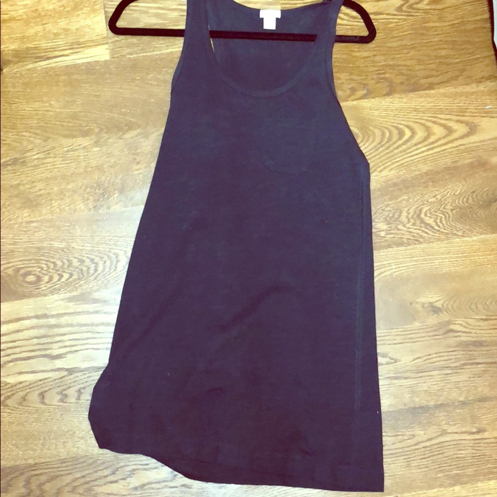 J crew navy pocket tank dress